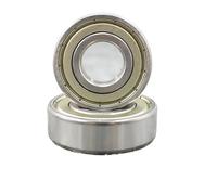 Roulement à billes à gorge profonde de précision Z 6200 6201 6202 6203 6204 6205, roulements à billes à gorge profonde en acier chromé, anti-poussière, silencieux(6203 ZZ 2pcs)