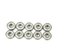 Roulement à billes à gorge profonde en acier inoxydable S608ZZ S608-2RS, 8 x 22 x 7 mm, miniature, 10/240 pièces(10PCS S608 ZZ,ABEC 1)