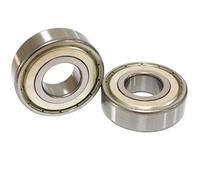 Roulement à billes à gorge profonde en acier inoxydable S6204ZZ 20 x 47 x 14 mm, 4 pièces/10 pièces, 20 x 47 x 14 mm(4pcs)