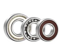 Roulement à billes à gorge profonde haute vitesse 6901 DDU ZZ 2RS, pièces de réparation for pivot de vélo, 2/5 pièces, 12 x 24 x 6 mm(ZZ,5Pcs)