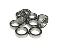 Roulement à billes à gorge profonde S6702RS 15 x 21 x 4 mm 6702 61702 RS 2RS S6702 2RS S61702 2RS 10 pièces(S6700-2RS 10x15x4mm)