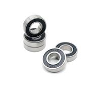 Roulement à billes à gorge profonde scellé en caoutchouc, 5 pièces, 16002RS 16002-2RS, 15 x 32 x 8 mm, 15 x 32 x 8 mm