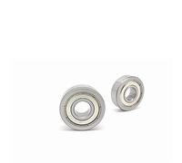 Roulement à billes à section mince 16100ZZ 12 x 28 x 8 mm - 2 pièces, palier à rotule auto-alignant avec boîtier en fonte for usage industriel