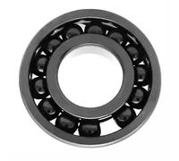 Roulement à billes autolubrifié MAX Full Ceramic 6302 en Si3N4, dimensions 15 x 42 x 13 mm.