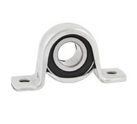 Roulement à billes avec bloc support SBPP204 | Palier à semelle, alésage 20 mm, polyvalent : machines alimentaires, pharmaceutiques, convoyeurs, imprimerie.