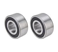 Roulement À Billes Double Rangée, 2 Pièces, Haute Vitesse, Grande Capacité de Charge, Acier Chrome Carbone - Longue Durée de Vie, Usage Industriel, Réducteur Planétaire (3307-2RS)