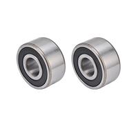 Roulement À Billes Double Rangée, 2 Pièces, Haute Vitesse, Grande Capacité de Charge, Acier Chrome Carbone - Longue Durée de Vie, Usage Industriel, Réducteur Planétaire (3303-2RS)