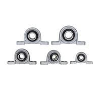 Roulement à Billes en Alliage de Zinc, diamètre 8 mm à 35 mm, alésage, Support monté sur palier, Kfl08, Kfl000, Kfl001, Kp08, Kp000, Kp001, Kp002, 1 pièce(KFL003 17mm)