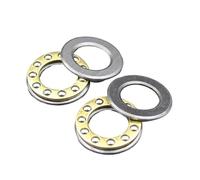 Roulement à billes F12-21M F12 21m 5 butées 12 x 21 x 5 mm, diamètre intérieur 12 mm, 2/10 pièces(2Pcs)
