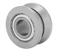 Roulement à Billes, Keenso Roulement à Billes Scellé par Guide de Rouleau de Voie de Gorge de Précision de 15 x 41 x 20mm LV202-41ZZ