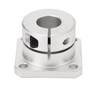 Roulement à billes linéaire carré | Modèle D15 avec bride | Roulement de mouvement stable pour les machines CNC/équipement industriel | GCR15 Steel, support d'arbre de 15 mm