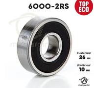 Roulement à billes - Matijardin - 6000-2RS - Ø 26 mm - Double étanchéité - Premier prix