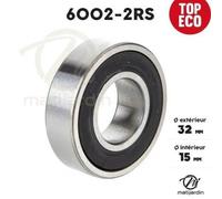 Roulement à billes - Matijardin - 6002-2RS - Ø 32 mm - Double étanchéité - 1er Prix