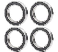 Roulement à billes MR2437-2RS, 24 x 37 x 7 mm, joint anti-poussière à pression directe en acier chromé 27377 LLB pour pédalier BB90 (lot de 4)