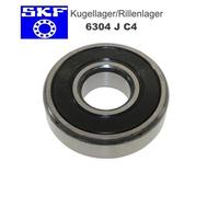 Roulement à billes rainuré SKF 6304 J C4 20x52x15 pour moto cyclomoteur scooter quad