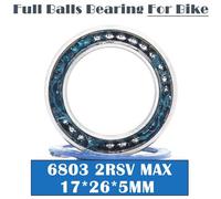 Roulement À Billes Rsv 17x26x5mm (1 Pièce), Pièces De Réparation De Pivot De Vélo 6803 2rs 6803-2rs