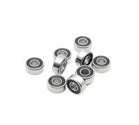 Roulement à billes scellé, 1-10 Pièces 623-2RS Roulements Miniatures À Billes Gorge Profonde Scellés En Caoutchouc ((10pcs 625 2rs)