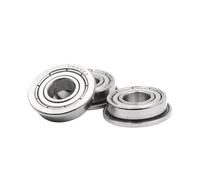 Roulement à bride F63800-2RS F63800ZZ 10 x 19 x 7 mm, F6801ZZ F6801-2RS 12 x 21 x 5 mm, MF83K 3 x 8 x 2,5 mm, 10 pièces(MF83K)