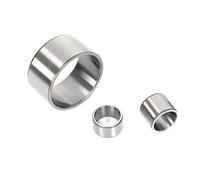 Roulement à manchon, palier lisse, Lot de 2 bagues de palier en acier, diamètre intérieur 16 mm, diamètre extérieur 20 mm, longueur 20 mm(16x22x15mm)