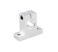 Roulement à rotule sphérique 1 pcs/lot axe optique linéaire SK support vertical cadre de roulement en alliage d'aluminium tige poli SK8 10 12 13 16 20 25 30 35 40 50 60mm(Sk 50mm)