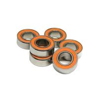 Roulement à rotule sphérique 1 roulement hybride en céramique S687C-2OS 7 x 14 5 mm, acier inoxydable