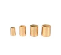 Roulement à rotule sphérique Diamètre Roulement autolubrifiant Poudre métallurgique Huile Cuivre Bague Manchon de guidage Hauteur 6-20mm(6x10x16mm 6pcs)