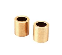 Roulement à rotule sphérique Diamètre Roulement autolubrifiant Poudre métallurgique Huile Cuivre Bague Manchon de guidage Hauteur 6-20mm(8x16x15mm 2pcs)