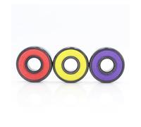 Roulement, ABEC9 608 2RS roulement de roue patin à roues alignées RS roulements billes planche roulettes antirouille 608RS rouge scellé 8x22x7mm arbre(608RS-BLUE,16pcs)