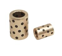Roulement autolubrifiant, 2 pièces, palier lisse cylindrique droit, diamètre intérieur 15 mm, diamètre extérieur 21 mm