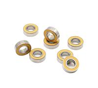 Roulement, Bouclier de joint bimétallique Micro roulement à gorge profonde 1 pièces S688 2RS CB ABEC-7 en céramique hybride industrie moteur broche hybrides roulements billes