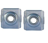 Roulement cadre (4 pièces) pour volets roulants, permet un fonctionnement fluide des volets roulants Roulement amovible pour un entretien facile Fabriqué en fer durable et durable (4 pièces)