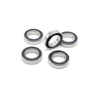 Roulement céramique hybride 6903 17 x 30 x 7 mm pour boîtiers de pédalier et pièces de rechange de vélo 6903RS Si3N4,6805-RS,2 pièces - 25x37x7mm