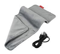 Roulement chauffant rechargeable - chauffe-plat électrique et dos, coussin chauffant USB pour soulager la douleur | tapis thermique pour crampes au cou, aux genoux, à l'add