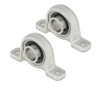 Roulement de bloc d'oreiller 2 pièces, roulements d'insertion de bloc d'oreiller montés sur billes en alliage de zinc KP003, alésage d'arbre de 17 mm, accessoires de pièces