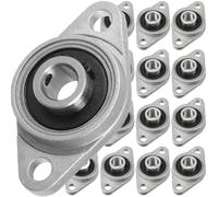 Roulement de bloc d'oreiller en alliage de Zinc, KP08 KFL08, 8mm, alésage intérieur, support de roulements d'arbre, roulements à billes montés à auto-alignement, 20/1 pièce(KFL08,3pcs)