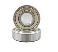 Roulement De Machine De Vitesse 6200 6201 6202 6203 6204 6205 6206 6207 ZZ, Joint Métallique, Roulement À Billes À Gorge Profonde En Acier Chromé À Faible Bruit(6204 ZZ 2pcs)