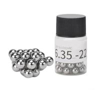 Roulement de moyeu de vélo de montagne billes en acier 6 35 mm pour perles de roue de route, fabriqué en acier chromé à haute teneur en carbone (6,35 mm 22 pièces)
