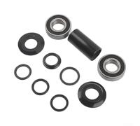 Roulement de pédalier de 19 mm, roulement de vélo chromé, kit de roulement scellé, ensemble de pédalier de vélo, assemblage de roulement d'arbre en acier