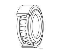 Roulement de roue arrière HERTH+BUSS JAKOPARTS J4715008