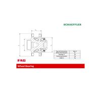 Roulement de roue avant FAG 713 6236 20