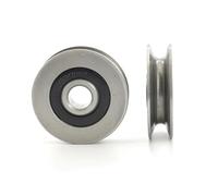 Roulement de roue de levage de câble métallique en acier, poulie de levage de roue de guidage en acier d'excellente qualité(A1)