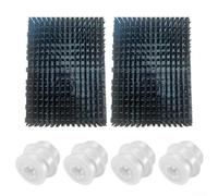 Roulement de tube de roue et brosse à rouleau, accessoires de nettoyage pour robot de piscine Hayward pour Tigershark Cleaner, RCX26005 RCX26008 (6 pièces)