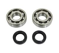 ROULEMENT D'EMBIELLAGE + JOINT SCOOT P2R ADAPTABLE PEUGEOT 50 LUDIX, SPEEDFIGHT 3, JET FORCE, KISBEE-DJANGO 2T (KIT 6204 TPI ACIER C4-JOINT NITRILE)