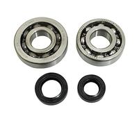 ROULEMENT D'EMBIELLAGE + JOINT SCOOT P2R ADAPTABLE PEUGEOT 50 SPEEDFIGHT 2, TKR, TREKKER (AVEC POMPE DELLORTO) (KIT TPI SC04A47CS + 6204 ACIER C4-JOINT NITRILE)