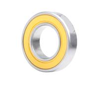 Roulement en acier inoxydable 6902-2RS 15 x 28 x 7 mm (1 pièce) ABEC-3 6902 RS for moyeu de vélo avant et arrière. Billes en céramique.