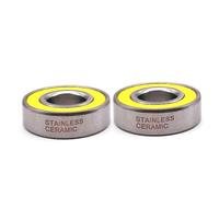 Roulement en acier inoxydable 6902-2RS, 15x28x7mm, 2 pièces, ABEC-3 6902 RS for DTSwiss 350, moyeu de vélo, moyeux et arrière, roulement à billes en céramique