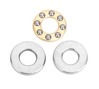 Roulement en acier plat, palier de butée 10pcs pour la fabrication de machines pour l'installation d'équipement(F4-9M 4 * 9 * 4mm)