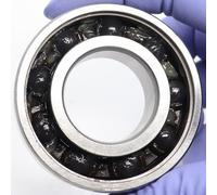 Roulement en céramique hybride 6205, 25x52x15mm, broche de moteur industriel 6205HC, roulements à billes hybrides Si3N4 3NC 6205RS