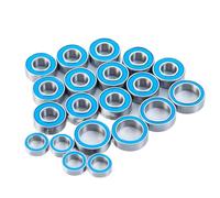 Roulement Jouets Rc Pour Tamiya Pour TT-01 TT01D TT01E Pour TT02B TTO1 Pour Châssis 1/10 20 Pièces Kit De Roulements À Billes Scellés En Caoutchouc Pour Voiture RC