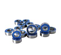 Roulement Jouets Rc Pour Tamiya Pour TT02 Pour TT-02 TT02D TT-02D 1/10 MR105 115 128 16 Pièces Pour Mini-kit Roulements Roulement Étanche RC Pièces Accessoires Pour Améliorations